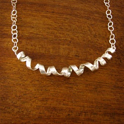 Starbird Ribbon Necklace Ribbon Necklace by Roberta Starbird