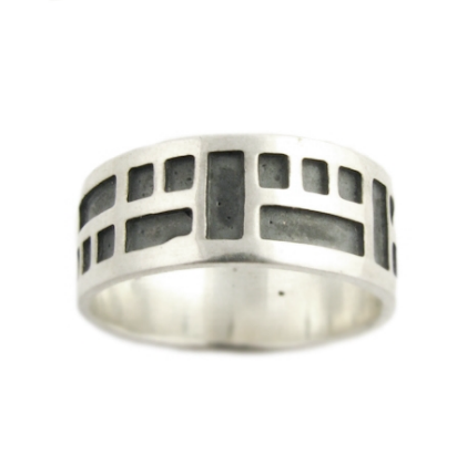 Equilibrium Silver Ring from Turtle Love Co.