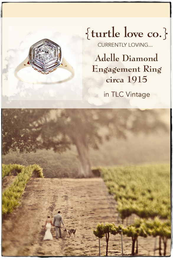 Currently Loving: Adelle Vintage Diamond Engagement Ring