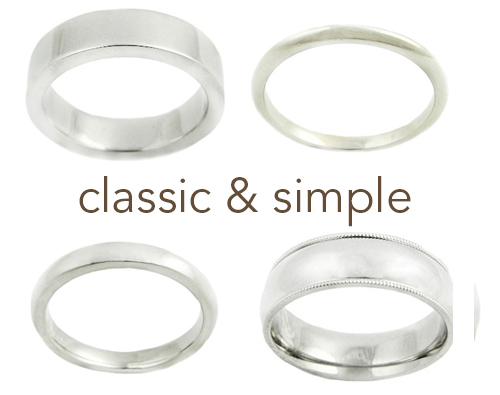classic and simple wedding bands from turtle love co classic and simple wedding bands from turtle love co