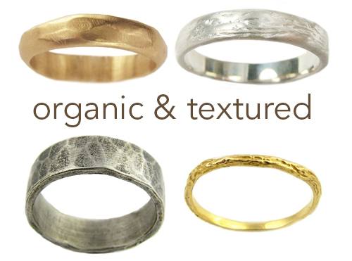 organic textured artisan wedding rings from turtle love co organic textured artisan wedding rings from turtle love co
