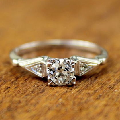 Julia Vintage Diamond Engagement Ring circa 1950 Julia Vintage Diamond Engagement Ring circa 1950